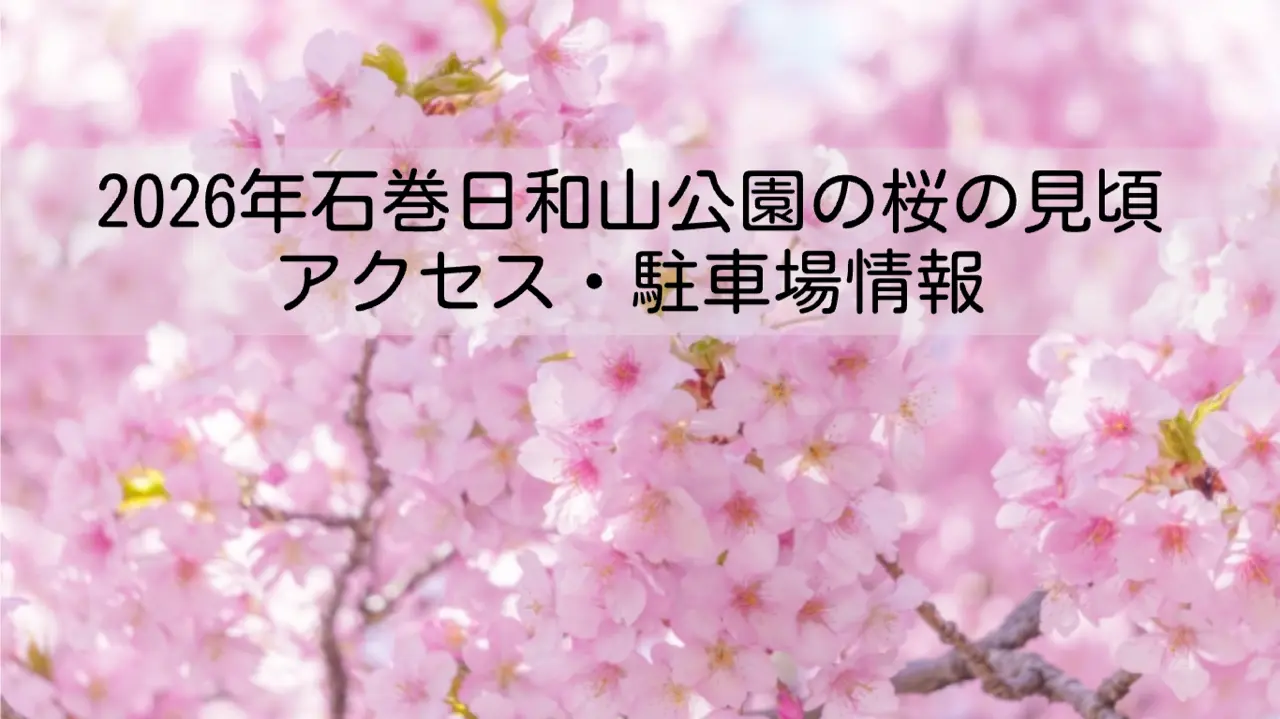 2026年石巻日和山公園の桜の見頃・アクセス・駐車場情報