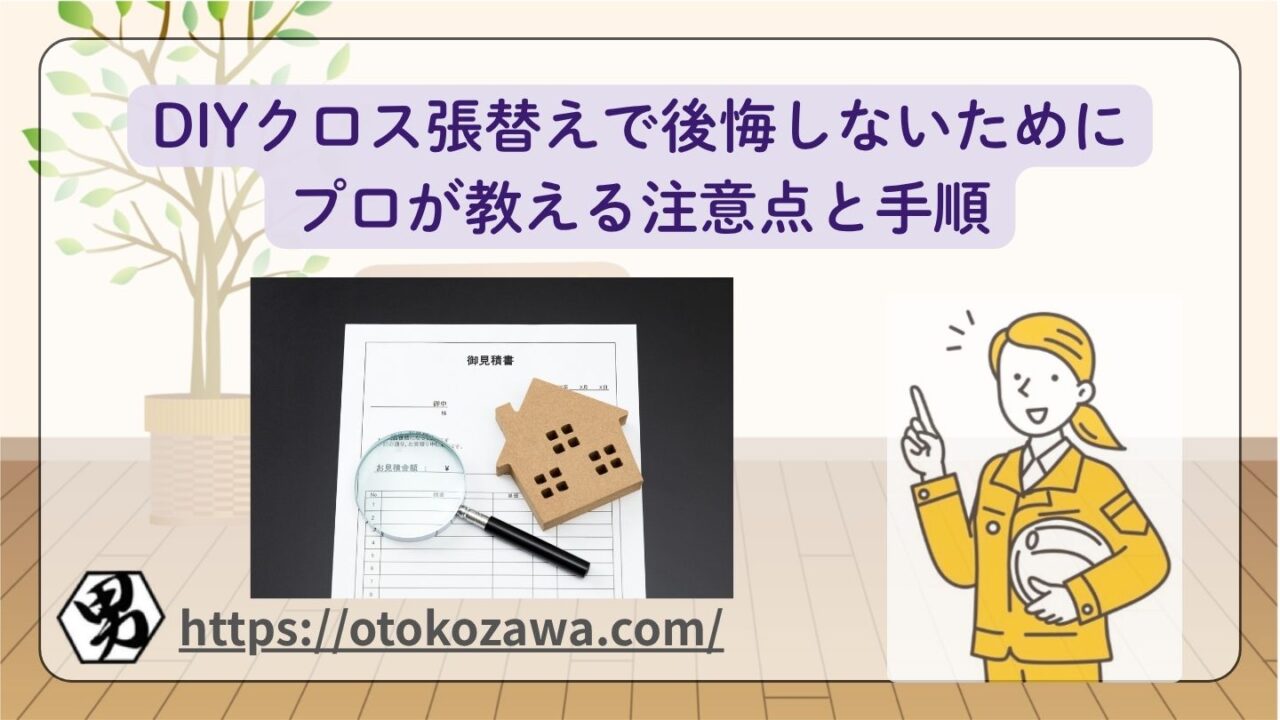 DIYクロス張替えで後悔しないために｜プロが教える注意点と手順